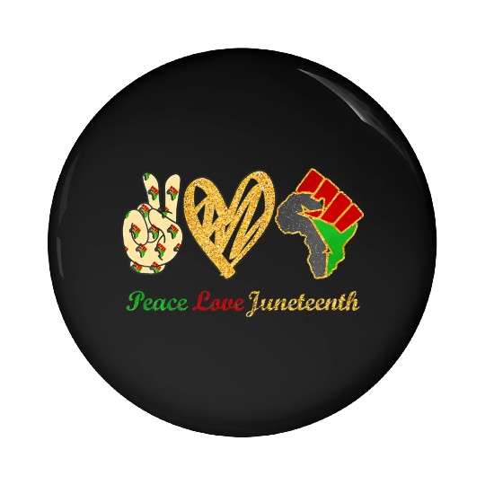 Peace Love Junenth Black Pride Freedom Independenc Pin Buttons