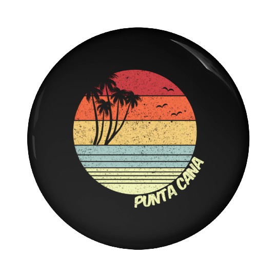 Punta Cana Dominican Republic Vacation Pin Buttons