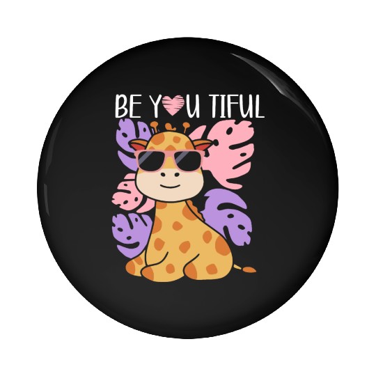 Giraffe Animal Lover Widlife Safari Zoo Zookeeper Pin Buttons