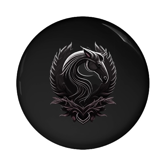 Horseshoe and Horse Pin Buttons