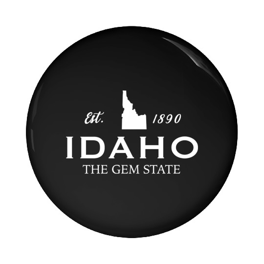 Idaho Est 1890 The Gem State Us Pin Buttons