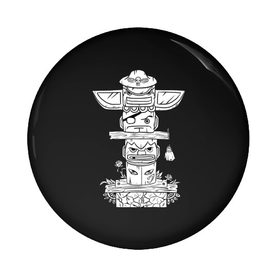 Totem Street Fighter Shadaloo Pin Buttons