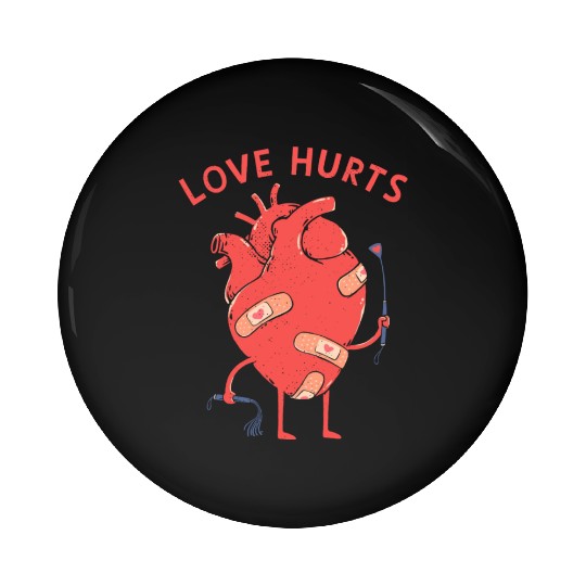 Love Hurts Pin Buttons