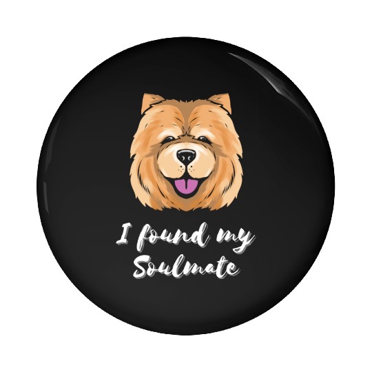 Chow Chow Dog Soulmate Puppy Dog Lover Pin Buttons