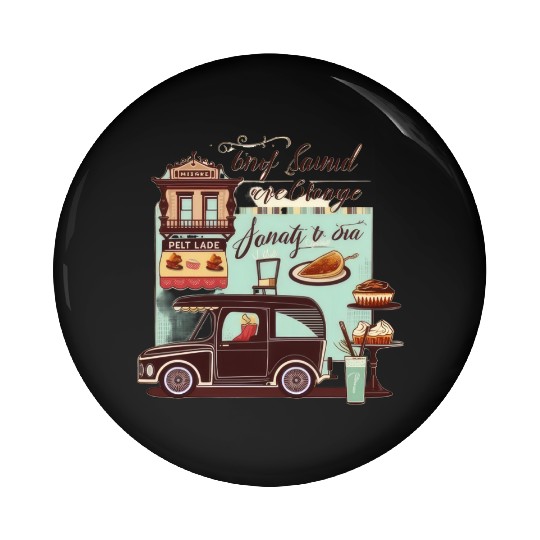 Pastries and bakery: a delicious combination Pin Buttons