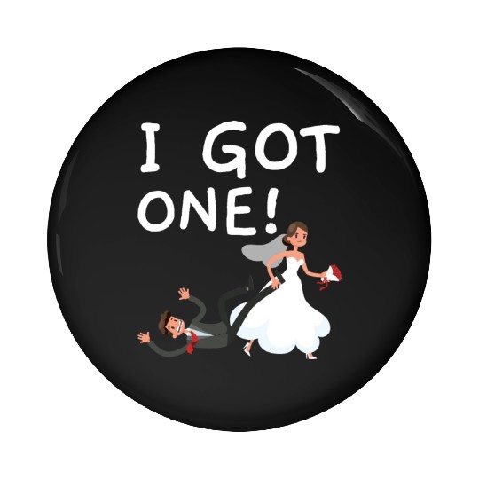 Bride And Groom Wedding Day Marriage Just Married Pin Buttons