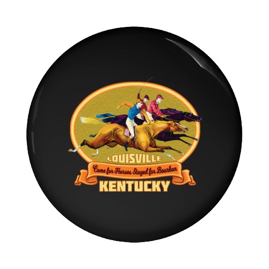 Louisville Kentucky Horse Racing Bourbon Derby Pin Buttons