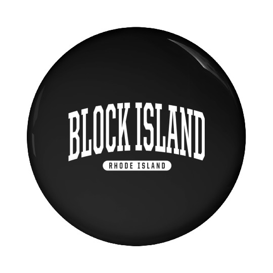 Style Block Island Rhode Island Pin Buttons