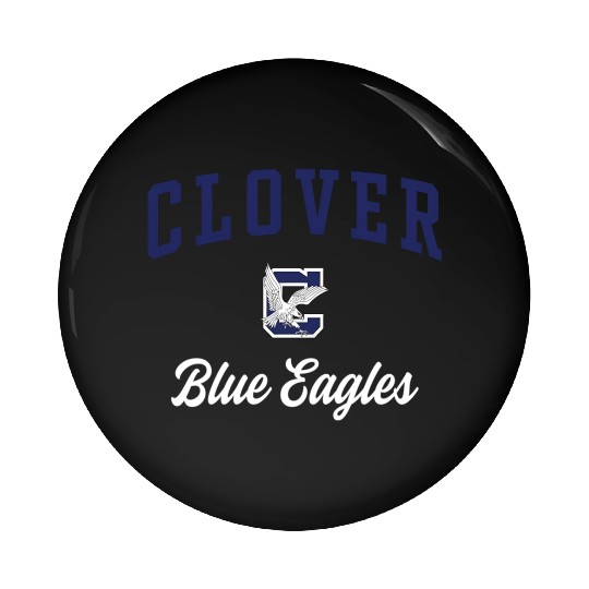 Clover High School Blue Eagles Pin Buttons