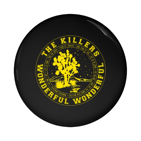 Official The ers Yellow Black Desert Pin Buttons