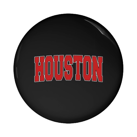 Houston Tx Texas Varsity Style Usa Sports Pin Buttons