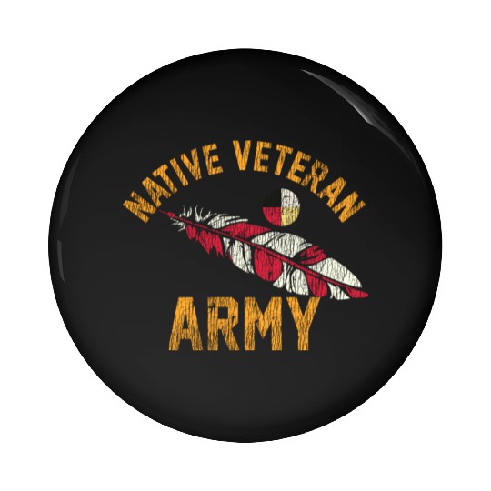 Native American Vietnam Veteran Pin Buttons