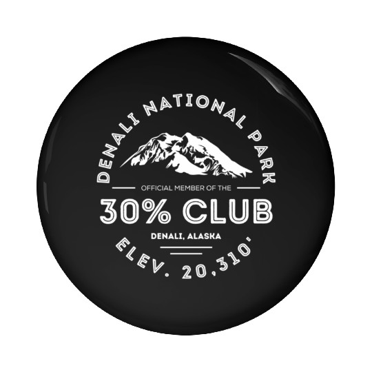 Denali 30 Club Alaa National Park Pin Buttons