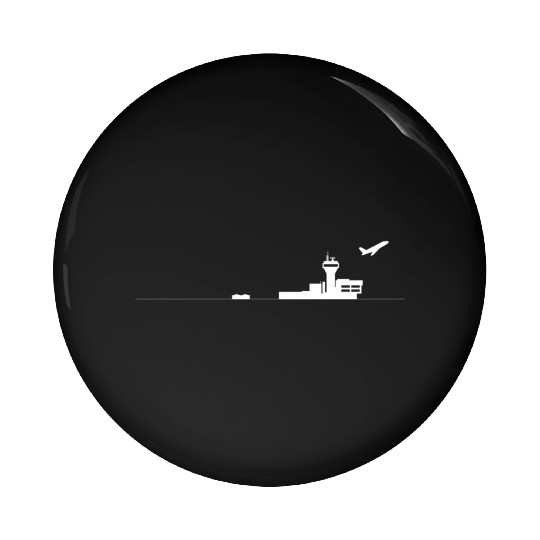 Air Traffic Control Tower Airport Atc Pin Buttons