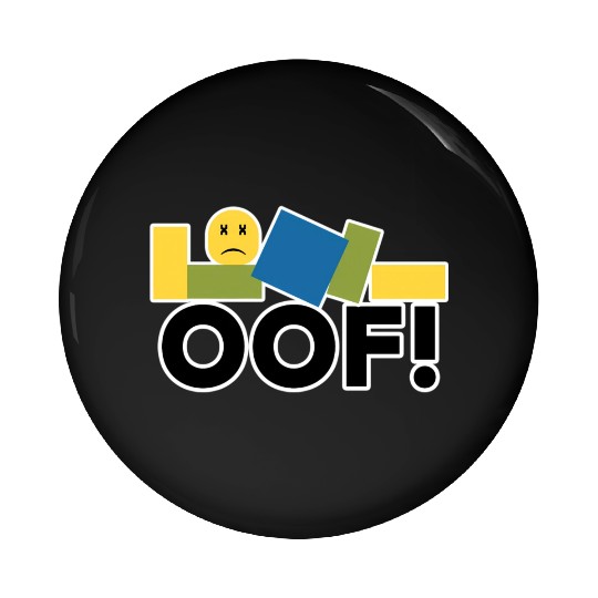 Jenr8D Oof Grey Small Pin Buttons