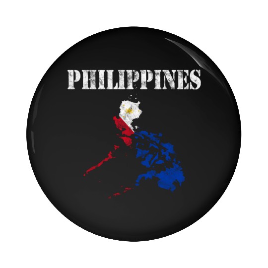 Phillipines Island Flag Filipino Pin Buttons