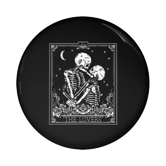The Tarot Card Astrology ull Horror Occult Pin Buttons