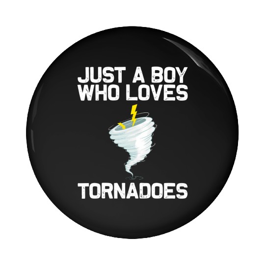 Tornado For Hurricane Weather Chaser Pin Buttons