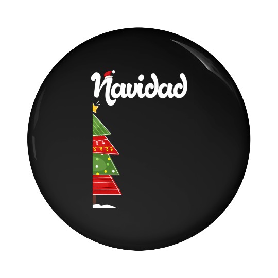 Feliz Navidad Spanish Ugly Pin Buttons
