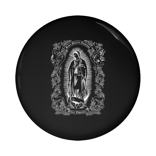 Virgen De Guadalupe Guadalupe'S Virgin Christian Pin Buttons
