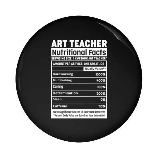 Art Teacher Squad Team Professional Nutritional Fa Pin Buttons