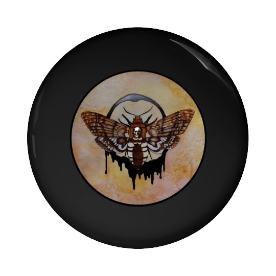 Death'S Head Hawk Moth Pin Buttons