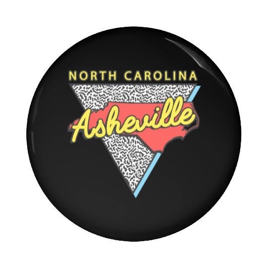 Asheville North Carolina Triangle Nc City Pin Buttons