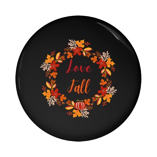 Hello Fall Sweet Autumn Pin Buttons