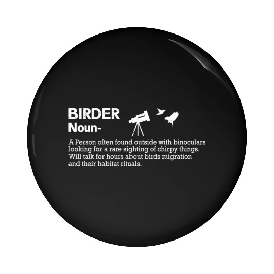 Bird Lover Birdwatching Bird Whisperer Pin Buttons
