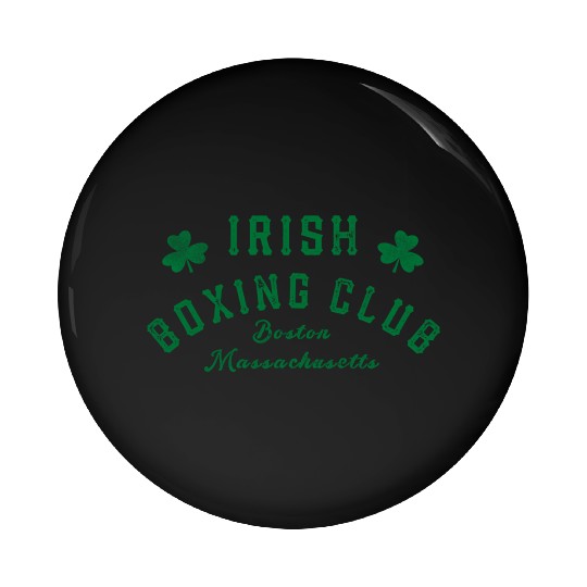 Irish Bong Club Boston Massachusetts Shamrock Pin Buttons