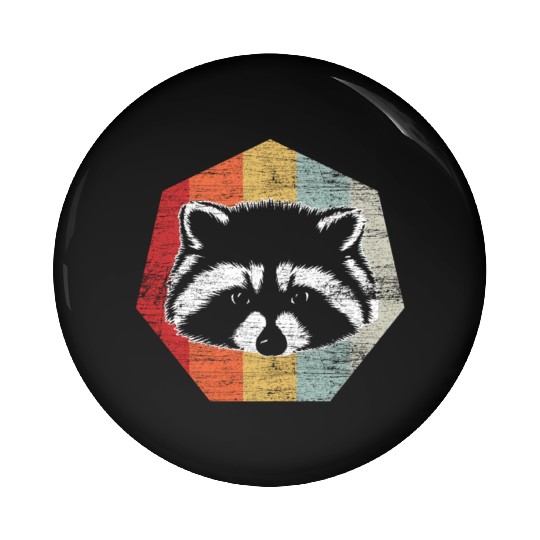 Ra Rac Trash Panda Pin Buttons