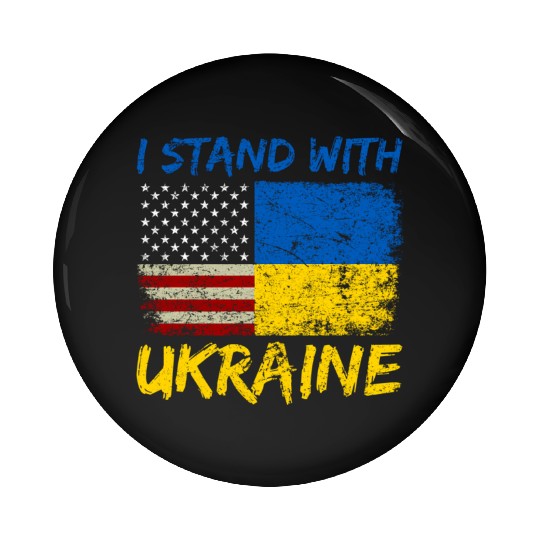 Ukraine Flag Ukrainian Ukraine Pride Pin Buttons