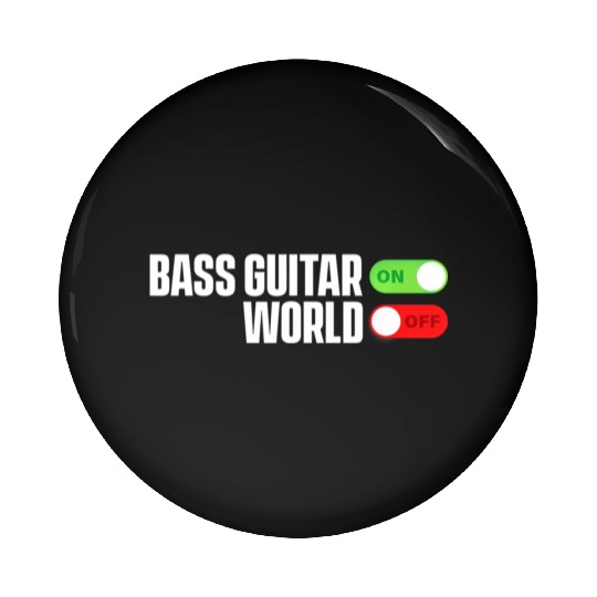 Bass Guitar Player Bassist Music Lover Musician Pin Buttons