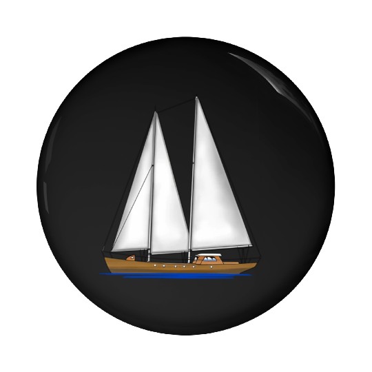 Sailing Key Largo Florida Keys Beach Sunset Pin Buttons