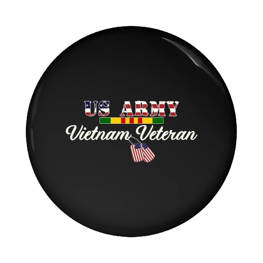 US Army Vietnam Veteran Pin Buttons