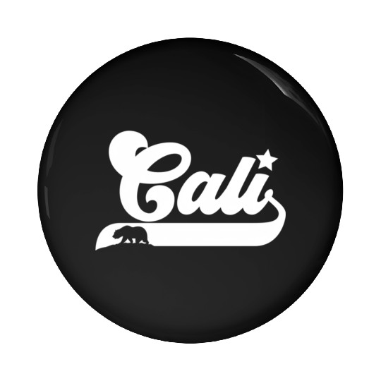 Cali California Bear Usa State Beauty Pin Buttons
