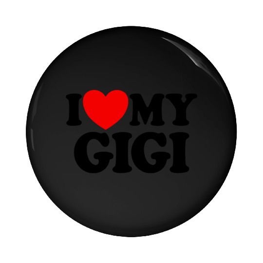 I Love My Gigi Red Heart Grandkids I Love My Gigi Pin Buttons