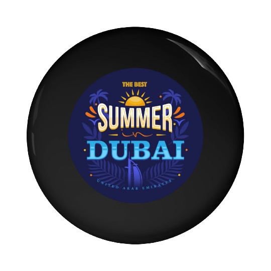 The Best Summer In Dubai Pin Buttons