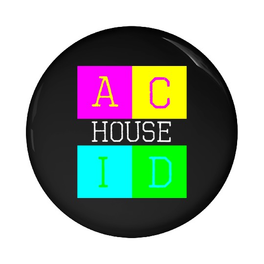 Acid house Pin Buttons