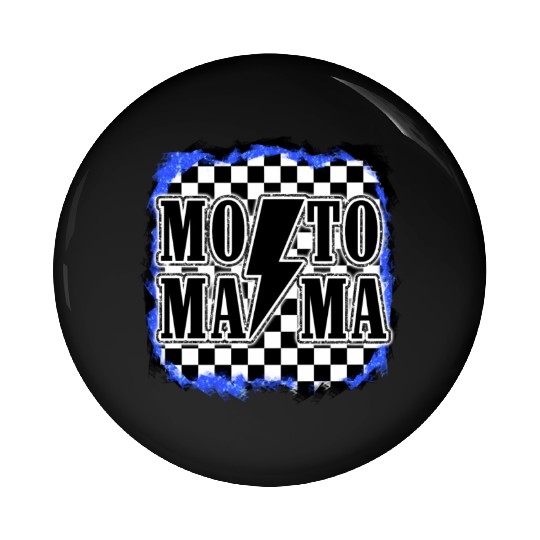Moto Mama Motocross Racing Dirt Bike Mom Son Race Pin Buttons