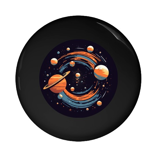 Universe Solar System Planets Pin Buttons