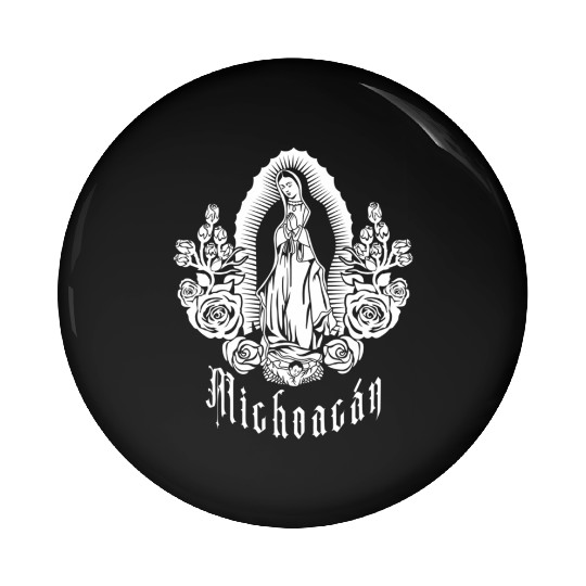 Santa Guadalupe Catholic Saint Of Meco Americas Mi Pin Buttons