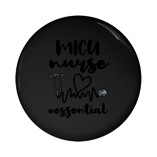 Micu Nurse Essential Medical Intensive Care Unit Pin Buttons