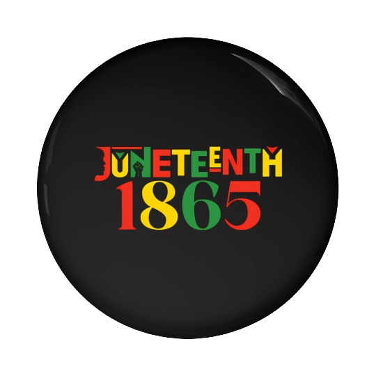Juneteenth 1865 Leopard Celebrate African Pin Buttons
