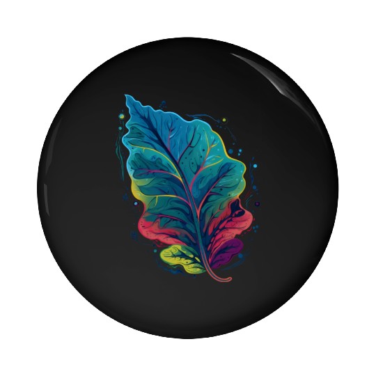 Colorful Leaf Autumn Fall Leaves Foliage Plant Pin Buttons