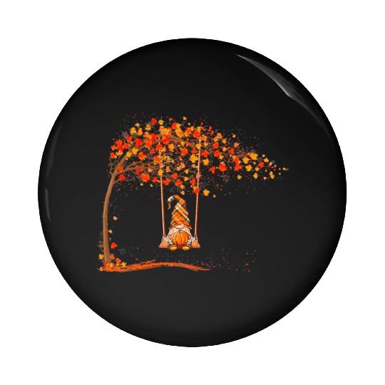 Happy Fall Y'all Gnomes Pumpkin Autumn Vibes Pin Buttons