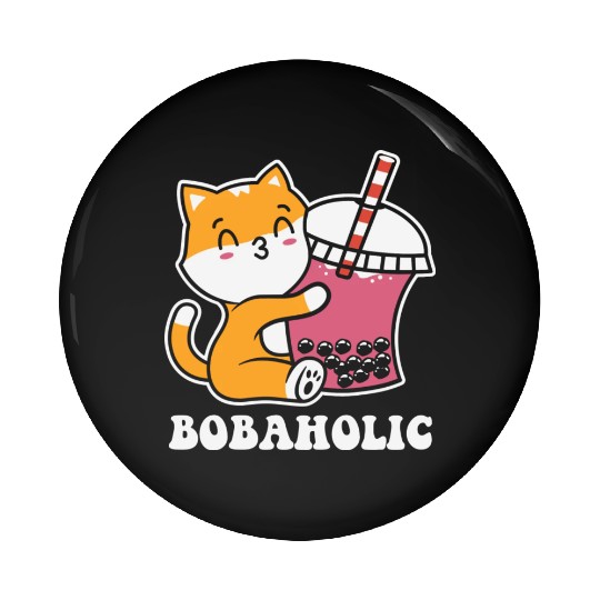 Bubble Milk Boba Tea Tapioca Pearls Lover Funny Pin Buttons