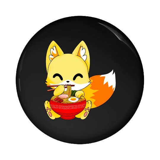 Fox Pin Buttons Fox Ra Fox Japanese Anime