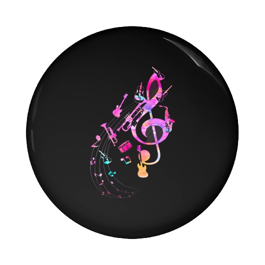 Musical Instrument music nout Musician Treble Pin Buttons