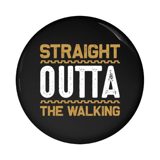 Walking Straight Pin Buttons